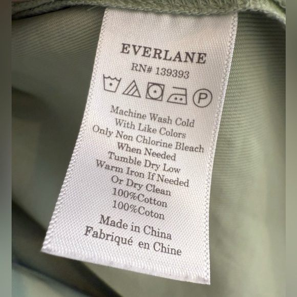 EVERLANE Light Green Japanese GoWeave Long-Sleeve Mini Wrap Dress 0 - Picture 11 of 12